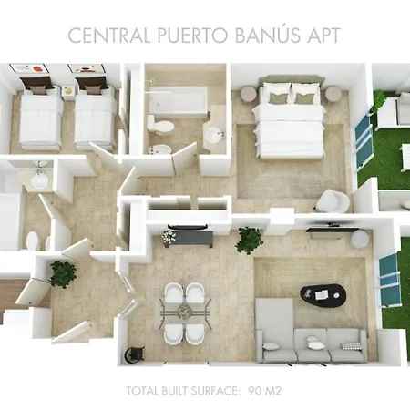 아파트 Vacation I Puerto Banus Apt, 24-7 Security, A Minute From The Marina, The Sea And Luxury Shopping 마르베야